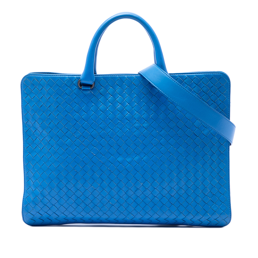 Pre-Loved Bottega Veneta Nappa Intrecciato Briefcase
